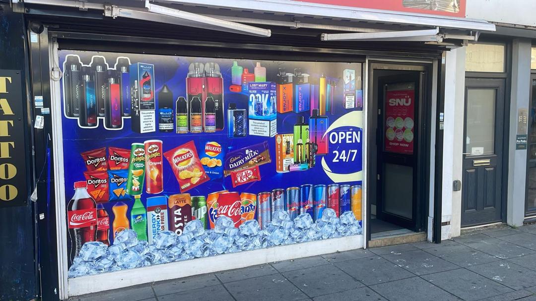 Cropped Faux leather Jacket